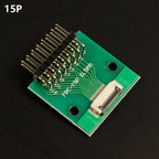 1pcs 4P-- 80P 0.5mm Pitch Connector SMT Adapter to 2.54mm 1.00 Inch Hole FPC FFC Cable Welded Board + Double Row Straight Pin