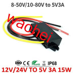 12V 24V to 5V 3A 5A 10A 8-36V Buck to 5V Step Down DC-DC Power Converter Switching Voltage Power Supply 12Volt to 5Volt for Car