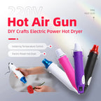 Hot Air Gun 220V Electric Power Hot Dryer Mini Heat Gun Reliable Soldering Temperature Blower DIY Crafts Shrink Tubing Car Wrap
