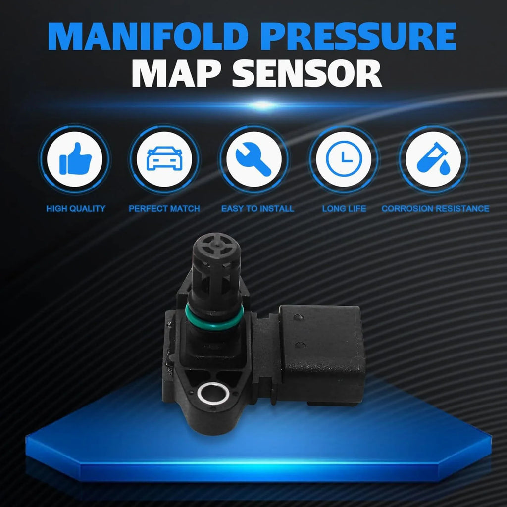 Manifold Absolute Pressure MAP Sensor AA5Z-9F479-C Replace AS436 for Ford F-150 Expedition Lincoln Navigator
