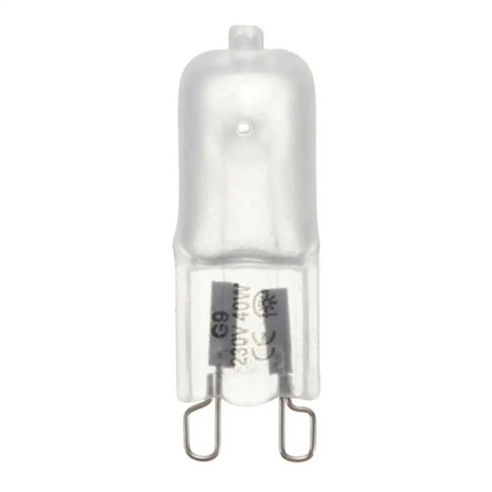 10pcs/lot G9 220-240V 40W Portable Warm White Halogen Bulb Light Lamp 3000-3500K Globe 230V Capsule Clear Bulbs