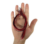 100Pcs/Lot 0402 0603 0805 1206 Led SMD Wire For Model Train HO N OO Scale Red Black Line Pre-soldered Micro Litz Diorama Railway