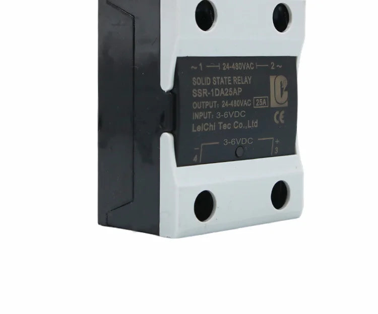 LCTC SSR Random Solid State Relay 10A 25A 40A 60A 80A 100A 120A DC Control AC Single Phase Control 3-6VDC 24-480VAC