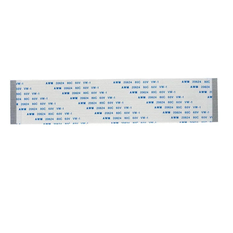 10pcs 30/40/50/60Pin 0.5mm Pitch FFC FPC AWM 20624 80C 60V VW-1 A B Type Flat Flexible Cable 60/100/150/200/250mm