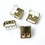 10/30/50PCS USB 2.0 4Pin A Type Female Socket Connector G54 2 Feet 90 Degree Data Transmission Charging