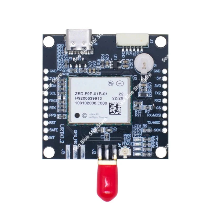 ZED-F9P high-precision centimeter-level differential positioning, autopilot TYPE-C RTK module