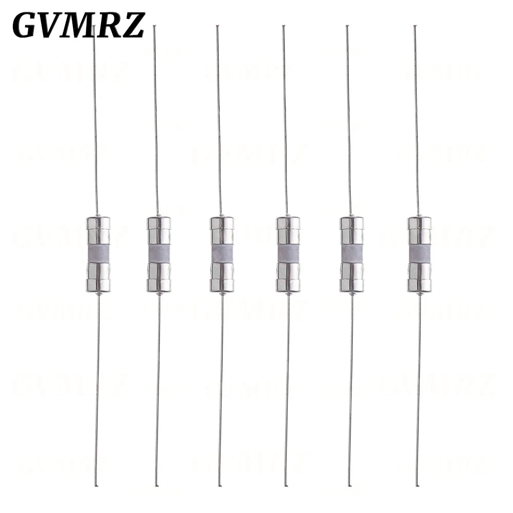 10PCS Quick Break 3.6X10MM Lead Wire Slow Blow Ceramic Fuse Tube 0.5A 1A 1.5A 2A 3A 3.15A 4A 5A 6.3A 8A 10A 15A 250V 3.6*10