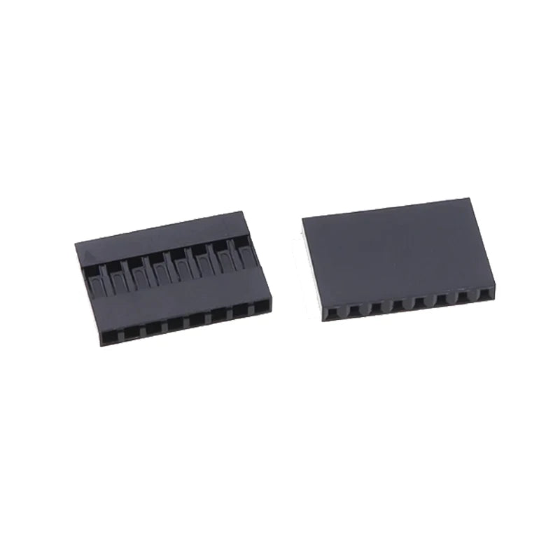 100Pcs 2.54mm 1P/2P/3P/4P/5P/6P~12P Dupont Housing Plastic Shell 1~12 Pin Dupont Connector Dupont Jumper Wire Cable Pin Header