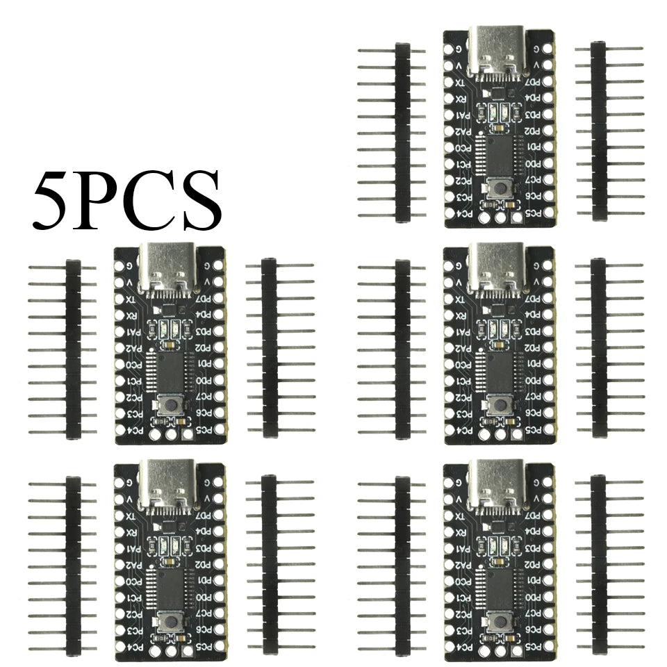 1-10PCS CH32V003F4P6 Core Board Development Board CH32V003 Microcontroller Module RISC-V Processor TYPE-C Interface