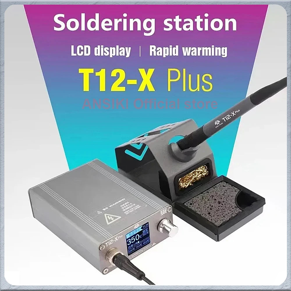 Original OSS T12 Soldering Station 75W Digital Display Constant Temperature With T12 Tips For DIY Precision Welding Repair Tools