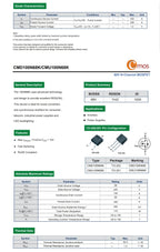 Original CMOS MOSFET CMD1402, CMD3080M, CMD3090L N-Channel TO-252