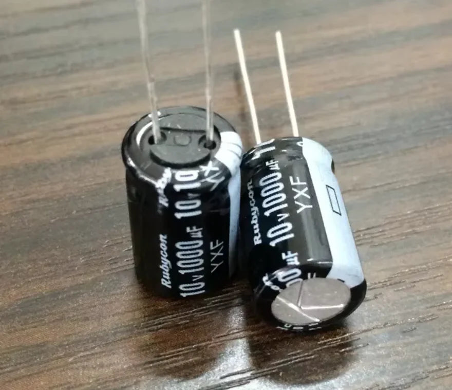 10pcs/100pcs 1000uF 10V Rubycon YXF Series 10x16mm Low Impedance Long Life 10V1000uF Aluminum Electrolytic capacitor motherboard