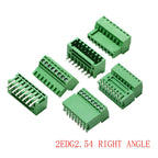 2.54mm Pitch KF2EDG PCB Screw Terminal Block 2P 3P 4P 5P 6P 7P 8P 9P 10Pin Male Plug Female Socket Pin Header Wire Connector