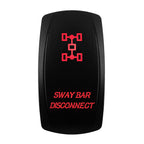 Red Led Light Rocker Switch 12V/24V SPST DPDT Toggle Switch ON OFF/ ON OFF ON Backlight Latching / Momentary Dash Panel Control