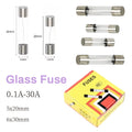 Fast Glass Fuse 250V 0.1A -30A Quick Blow 5x20MM 6x30MM