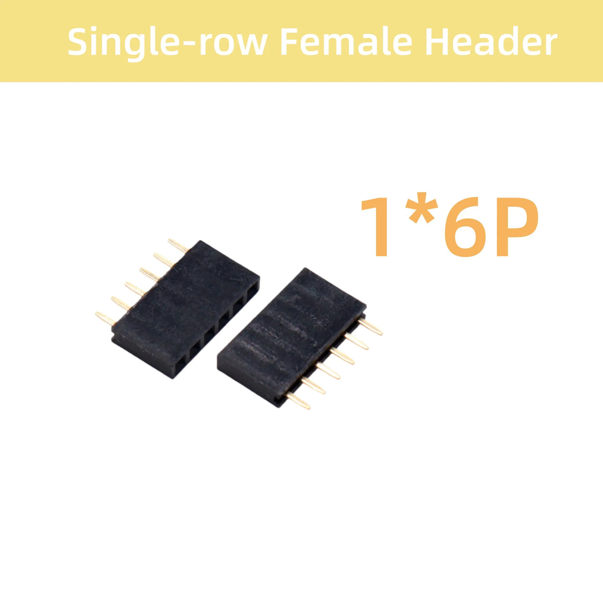 10/15/20PCS Single/Double-row Female Header Socket Pitch 2.54mm 2*2p 3p 4p 5p 6p 7p 8p 9p 10p12p14P16p18p20p22p40p Pin Connector