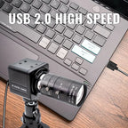 Global Shutter USB Camera 1080P 90FPS Industrial Metal Box With 5-100mm Varifocal Lens Plug Play For Meeting Document Scanning