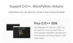 Raspberry Pi Pico 2 RP2350-ETH Mini Development Board RP2350 Ethernet Port Module RP2350 Dual Core Processor