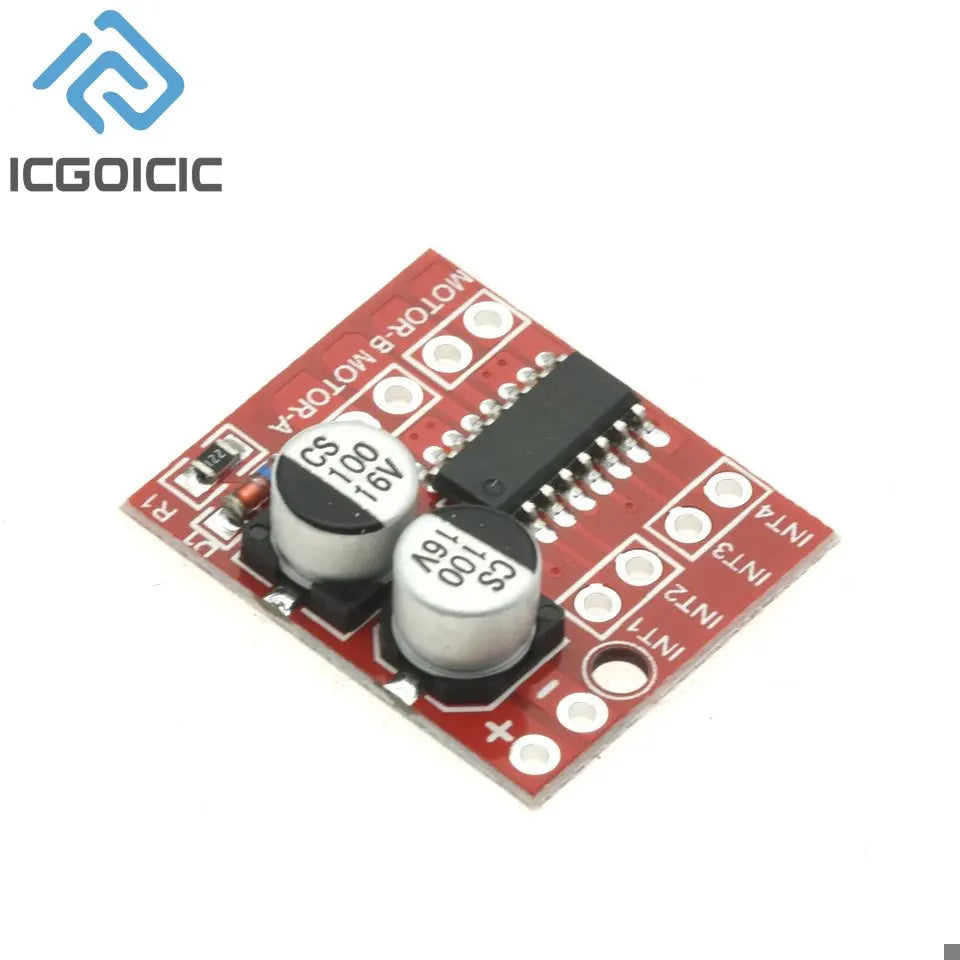 1-100PCS MX1508 Dual DC Motor Driver Module 2V-10V 1.5A PWM Speed Control H-Bridge Stepper L298N Replacement for Arduino