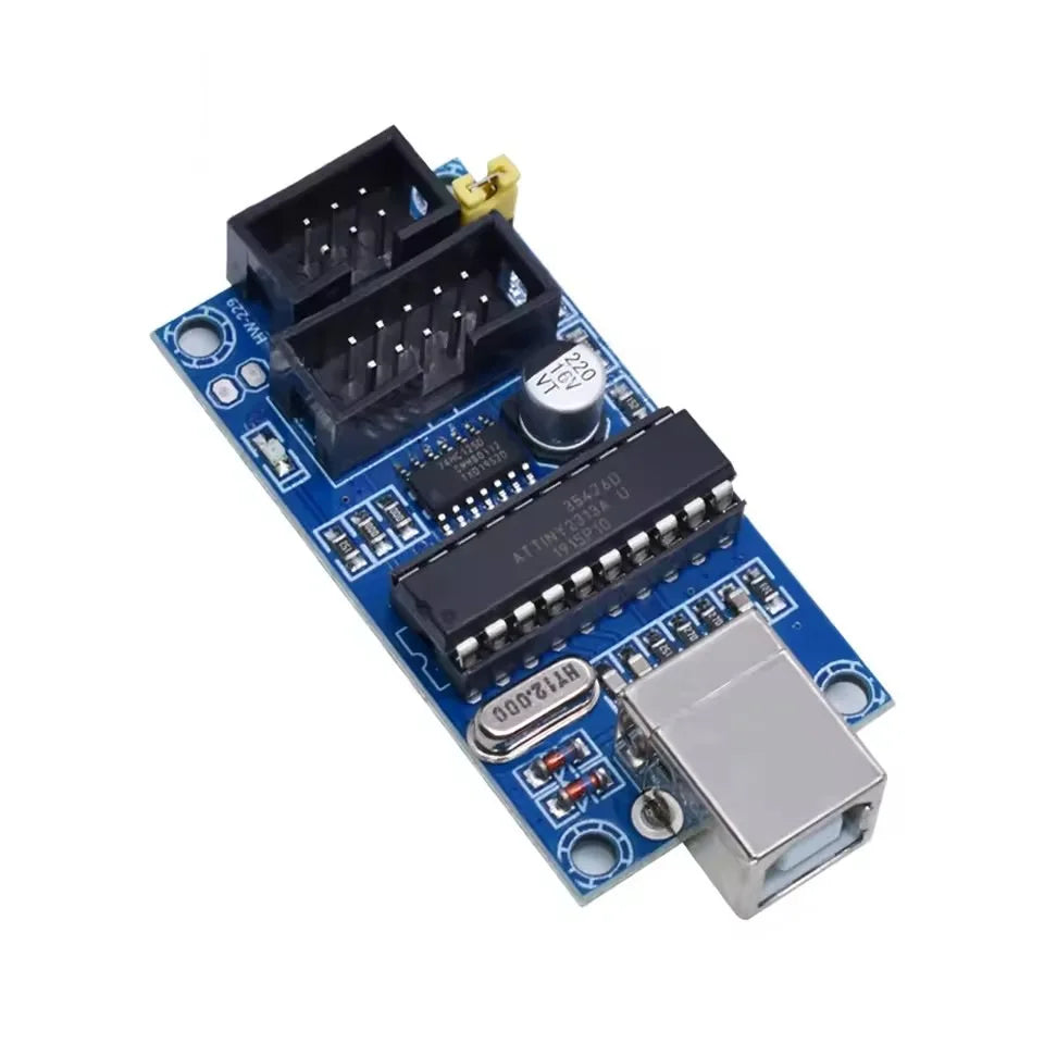 USBtinyISP AVR Programmer Downloader USB Interface for Arduino ATmega ATtiny Microcontroller ISP Flash Burner