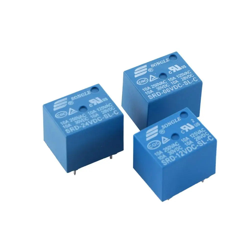 Functional 5Pins 10A SRD-06VDC-SL-C SRD-12VDC-SL-C SRD-05VDC-SL-C SRD-03VDC-SL-C Relay Module Power Relays Smart Electronic