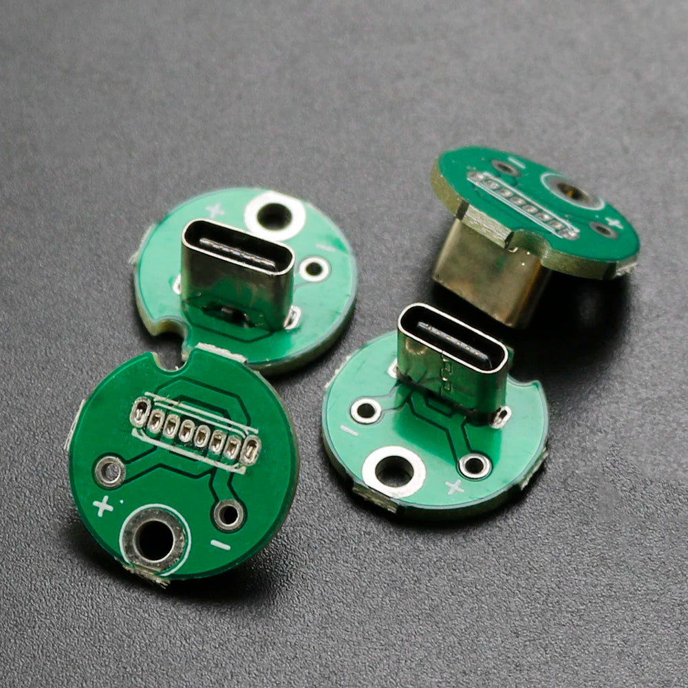 1pcs Vertical USB 3.1 Type-C Female Male Head Connector PCB Converter Adapter Breakout Test Board 90/180 Degree Vertical