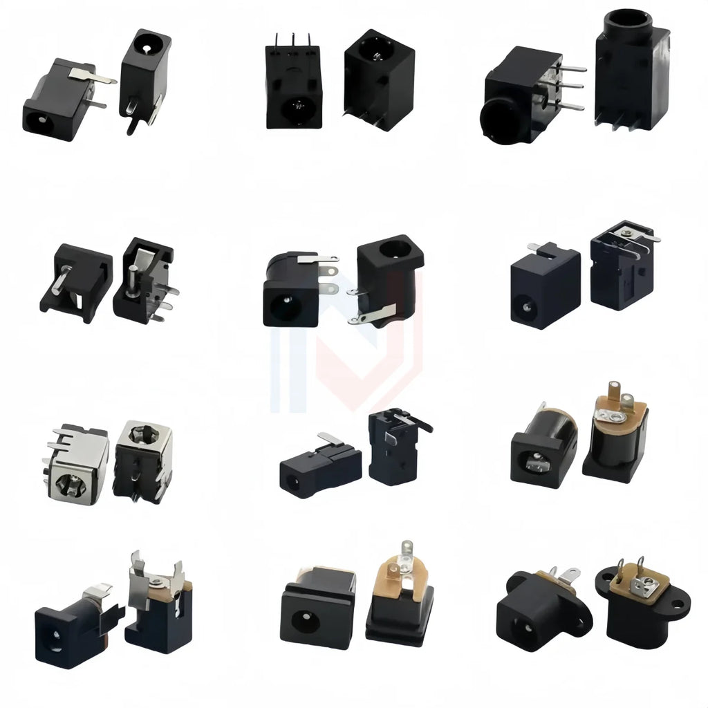 DC002/004/DC005/015 Power Socket 3.5x1.3mm 5.5x2.1mm 5.5x2.5mm DC Power Socket USB Three-Leg Direct Plug Socket Female Connector