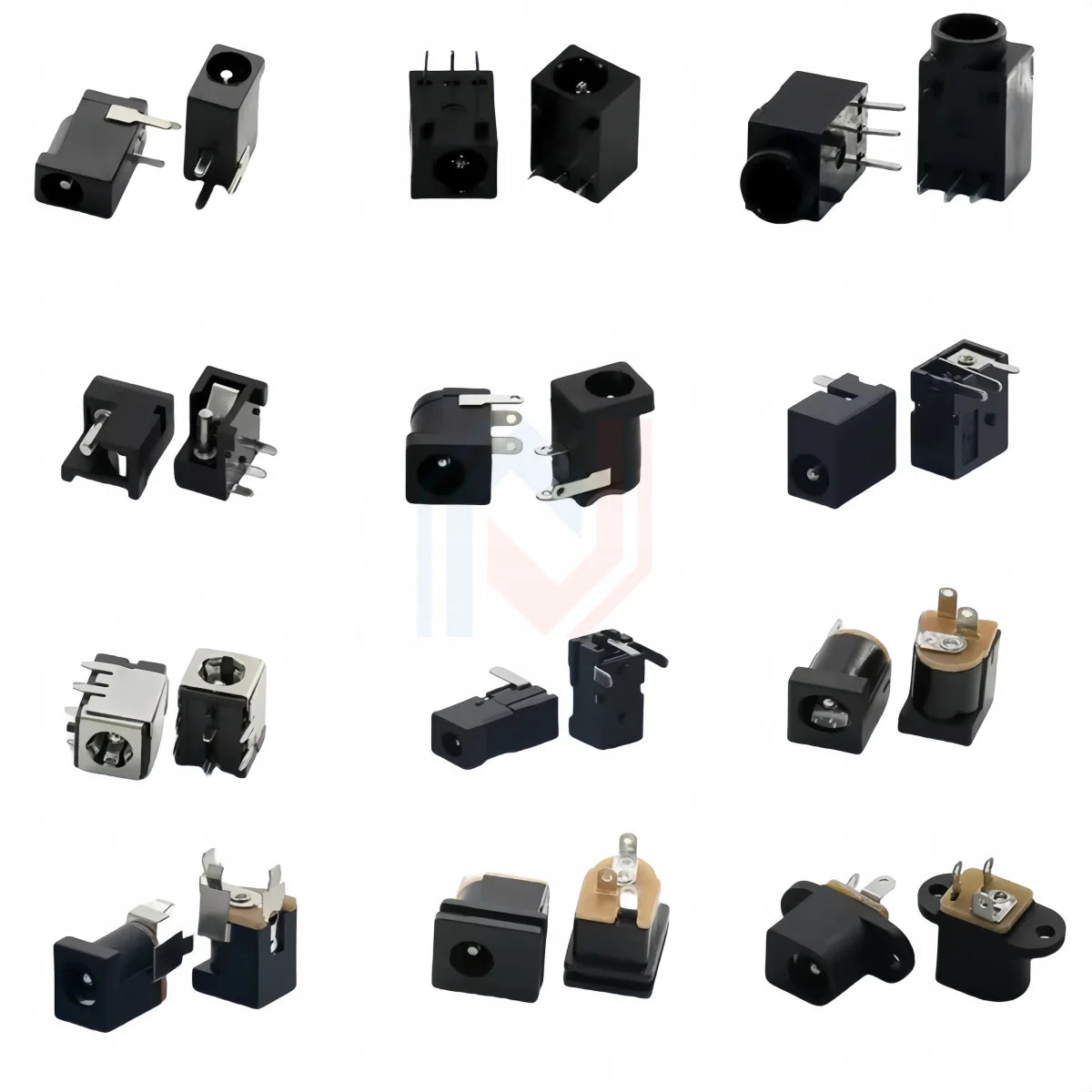 DC002/004/DC005/015 Power Socket 3.5x1.3mm 5.5x2.1mm 5.5x2.5mm DC Power Socket USB Three-Leg Direct Plug Socket Female Connector