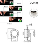 Mini Push Button Switch 12/16/19/22/25/30mm Electric Waterproof Power 12v Led Light Momentary Short Pressure Latching Fix On Off