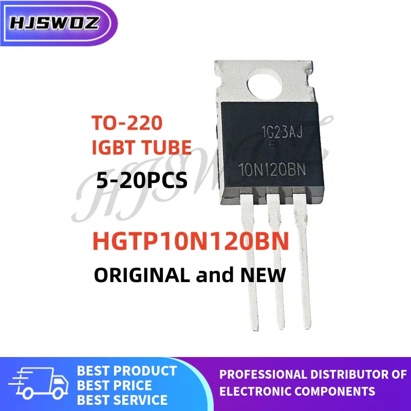 5/10/20PCS Original and new HGTP10N120BN HGTP 10N120BN TO-220 35A 1200V IGBT Transistor