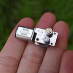 Mini N20 Full Metal Worm Gear Motor 22RPM Slow Speed Right Angle Shaft for DIY 3D Printing Pen DC 3.7V 4.2V 5V Gear Reduction Mo