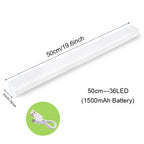 Motion Sensor Light Night Light USB Rechargeable Lamp Cabinet Wardrobe Lamp Staircase Backlight For Kitchen 3colors in one Lamp