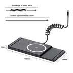 Car Wireless Charger Phone Pad for iPhone 17 16 15 14 13 12 Pro Max AirPods Samsung Xiaomi Airpods Pro 2 Fast Charging Station