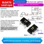 NPN PNP Transistor SOT23/S9018/MMBT4403/S9015/FMMT618TA//BZX84-C2V4/2SC1623/BAT54/A1015 Y1 04 J8 2T M6 618 D4 T3 1F A4 L6 JV3 BA