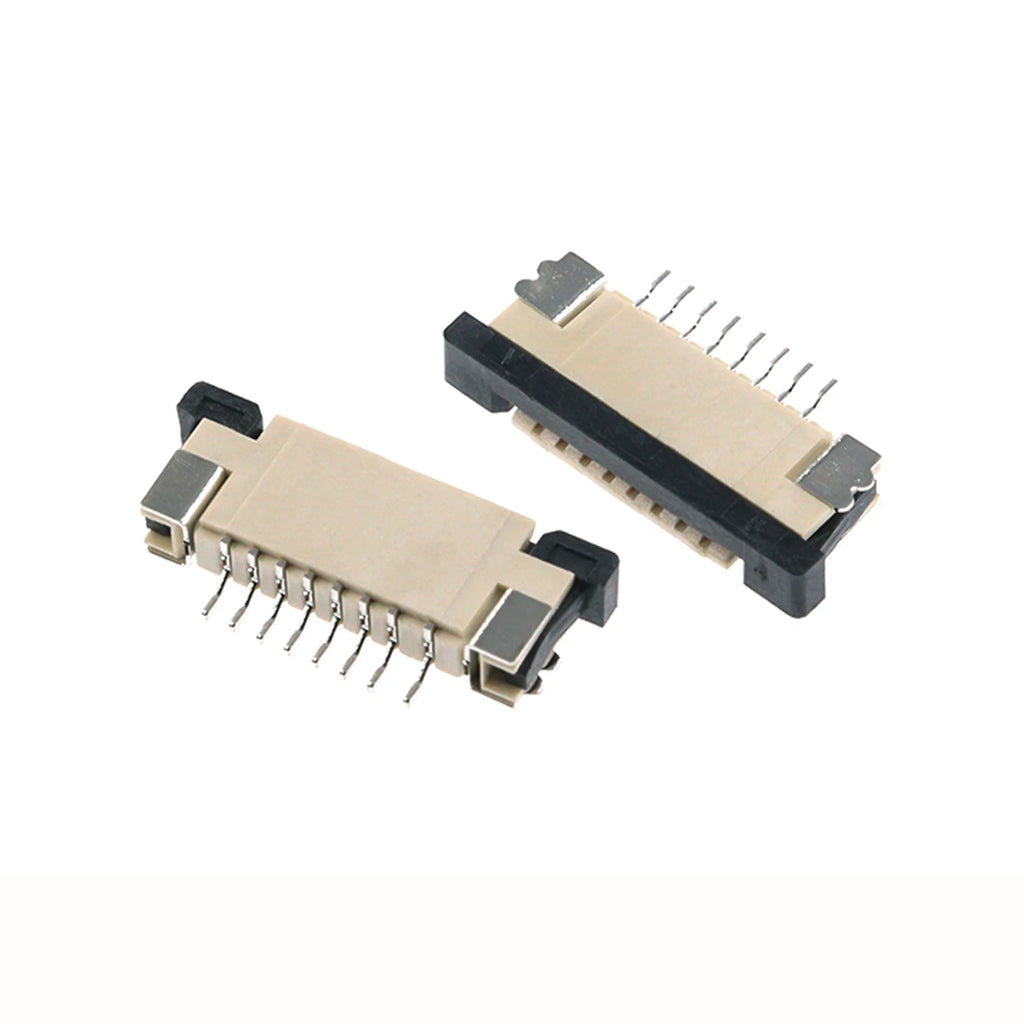 5pcs 1.0mm Pitch FPC Flat Flexible Cable FFC Connector 4P 5 6 7 8 9 10 12 14 16 20 22 24 26 28 30P 32 34 36 40P Top Contact SMT