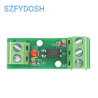 1/5/10PCS 1Channel Way Optocoupler Isolation Module PC817 3V-5V 12V 24V Photoelectric Isolator Rail Holder PLC Drive Motor Board