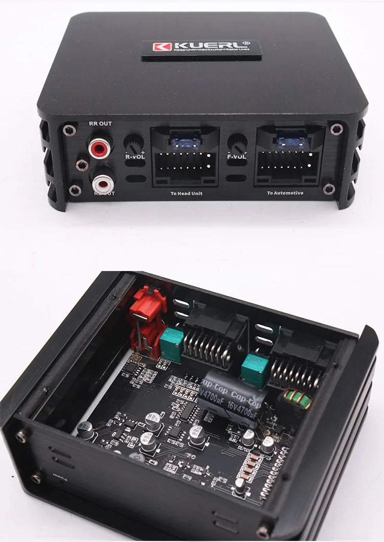 Car Power Amplifier 4*60W Way DSP Car Audio Speaker Amplifier Lossless Audio Processor For Android Large Screen Dedicated