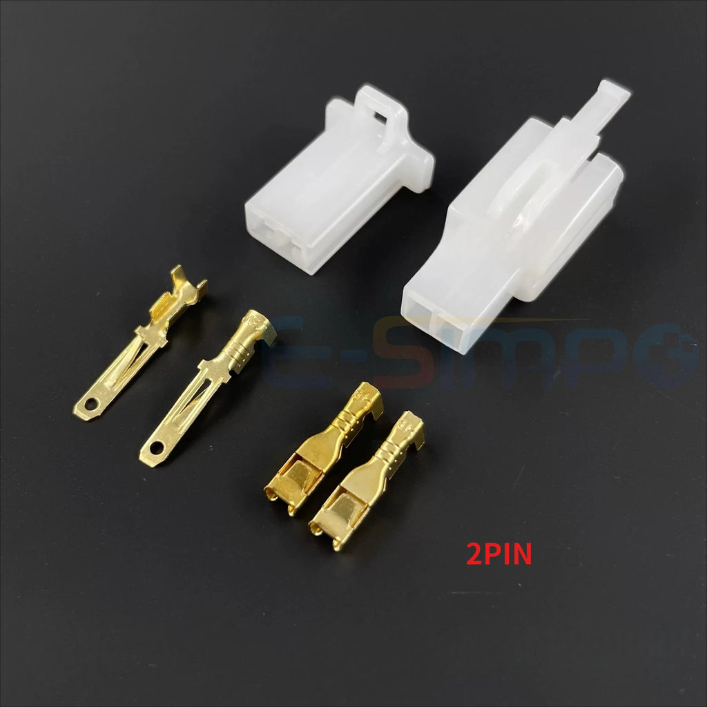 5/10Sets 2.8MM Connector 2P 3P 4P 6P 9P Electrical Wire Connector Male Female Cable Terminal Plug Kits Cars Motorcycles