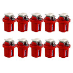 10pcs T5 B8.5d LED Car Interior Lights Instrument Panels Bulbs Low Power 5050 SMD Automobile Dashboard Switch Lamp 12V Luces
