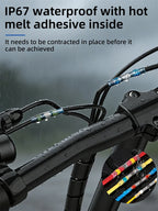 100~1000Pcs Heat Shrink Butt Terminals with Solder ,Solder Seal Wire Connectors,IP67 Waterproof Electrical Equipment Connection