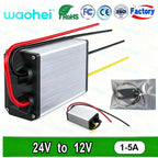 DC 24V to 12V 1A-5A Converter Step Down Voltage Regulator for Auto Car Truck Vehicle Boat Buck Reducer Waterproof Module CE