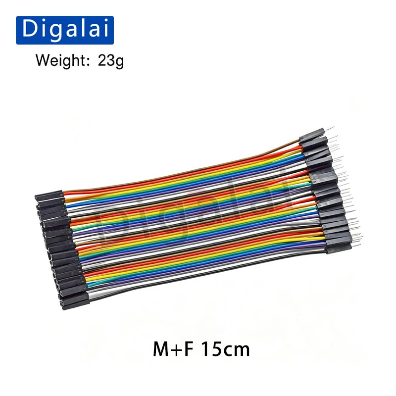 Dupont Wire Jumper Cable M+M F+F M+F 10CM 15CM 20CM 30CM 40CM Breadboard Connecting Wire For Arduino DIY Project