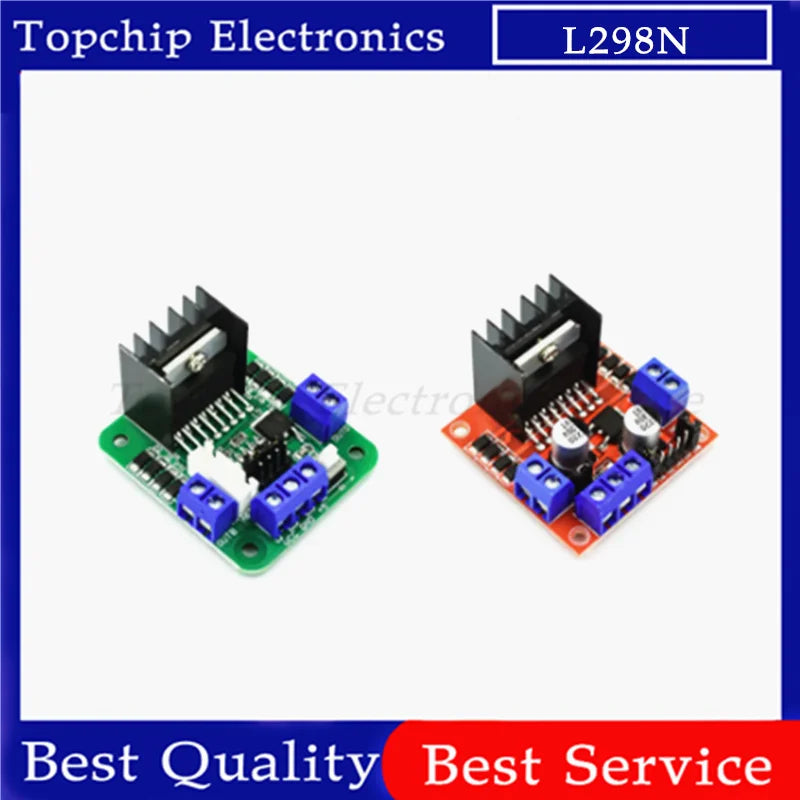L298N Driver Board Module L298N Stepper Motor Smart Car Breadboard Peltier High Power L298 DC Motor Driver