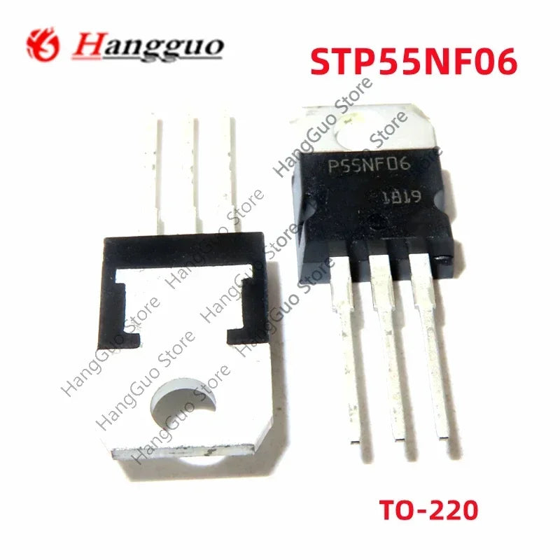 10PCS 50PCS/Lot Original STP55NF06 P55NF06 MOS FET 60V TO-220 50A Best Quality