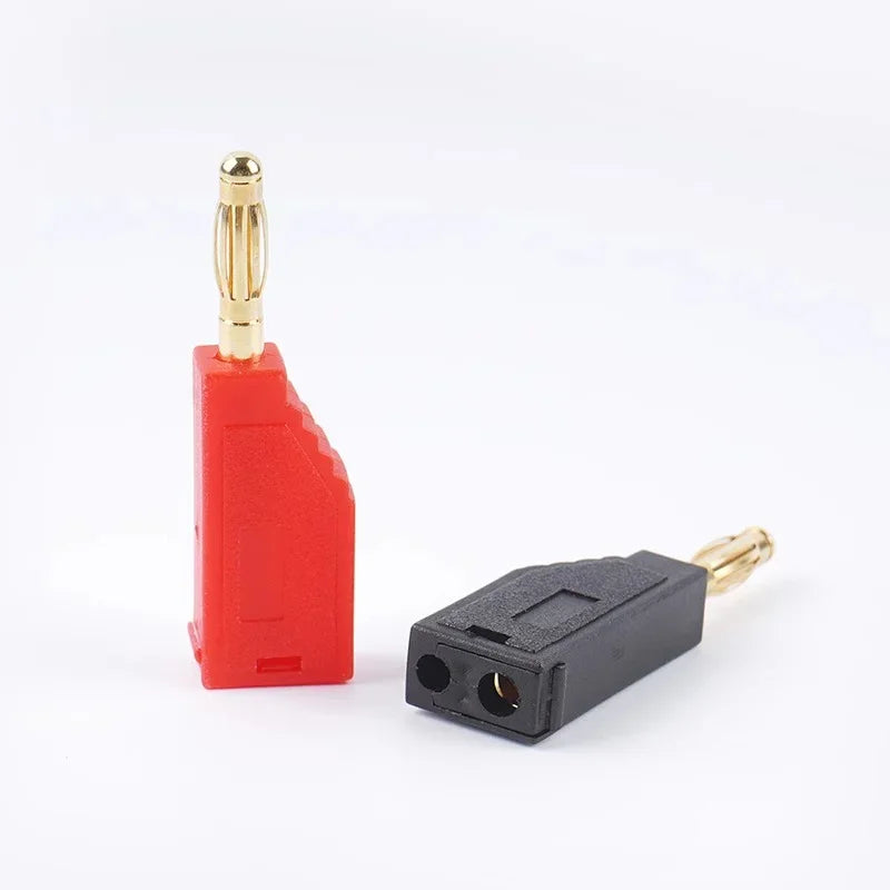 20Pcs 2MM Stackable Copper Nickel Plated Banana Plug Soldering Electrical Connector DIY Tools