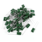 50pcs 100V Polyester film capacitor 220PF 470PF 1nF 2.2nF 10nF 100nF 2A471 2A102 2A152 2A222 2A392 2A332 2A472 2A103 2A473 2A104