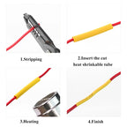 5M Heat-Shrink Tubing Heat Shrink Tube Wire Repair Protector Cable Connector Insulation Sleeving Black Red Termoretractil