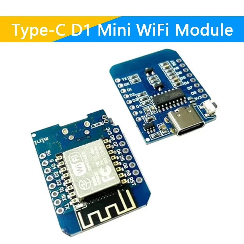 Type-C Micro USB D1 Mini NodeMcu ESP8266 ESP-12F Mini NodeMCU Lua 4M Bytes WiFi Module Wireless WiFi Module for Arduino