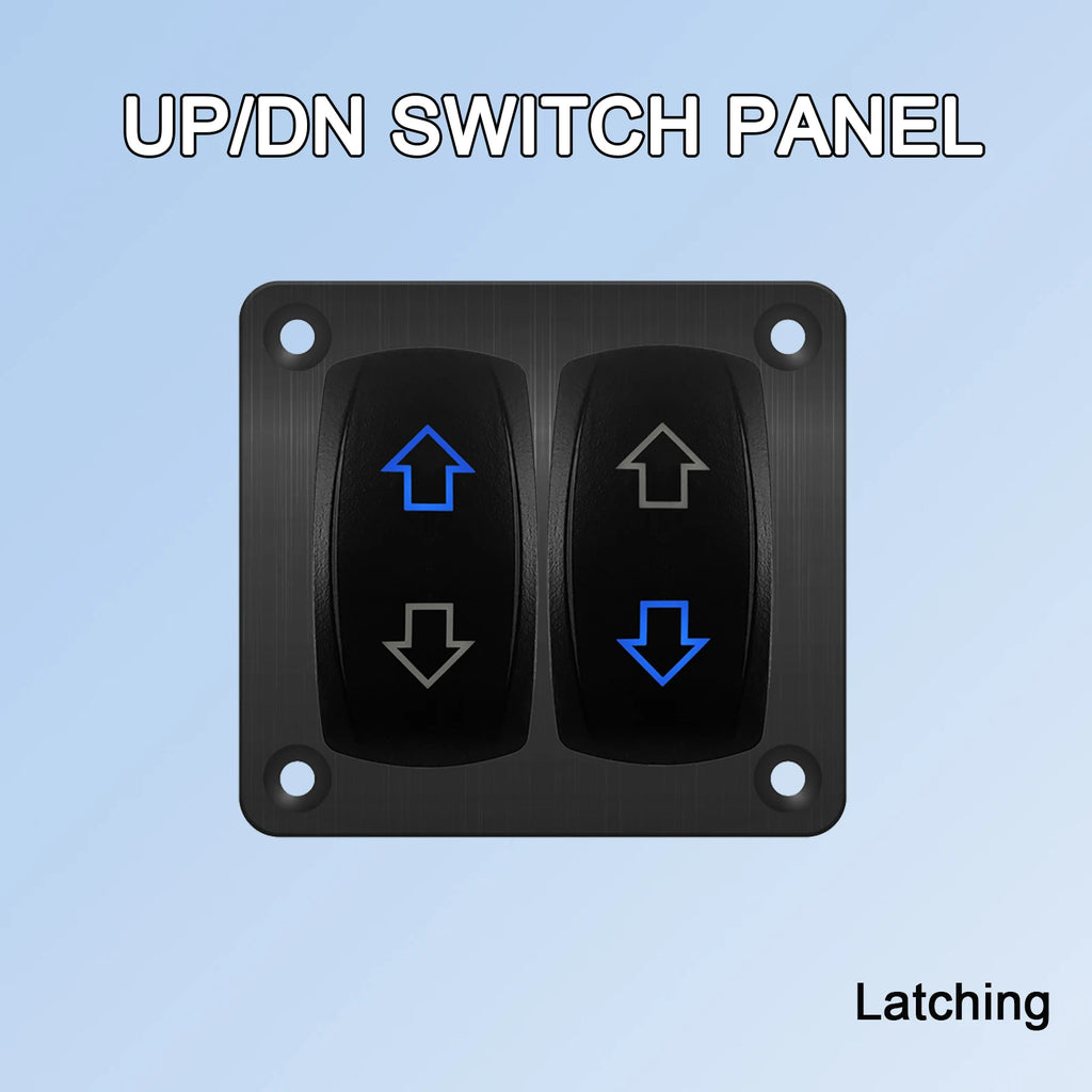 ARROWS 6Pin (ON)-OFF-(ON) DPDT Momentary Switch12V UP/DOWN Polarity Reverse Rocker Switch for ARB/Carling/NARVA Replace
