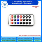 1Set IR Infrared Wireless Transmitter Module Ir Digital 38khz Infrared Receiver Sensor Module with Remote Control for Arduino